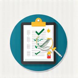 Icona di una checklist di controllo qualità